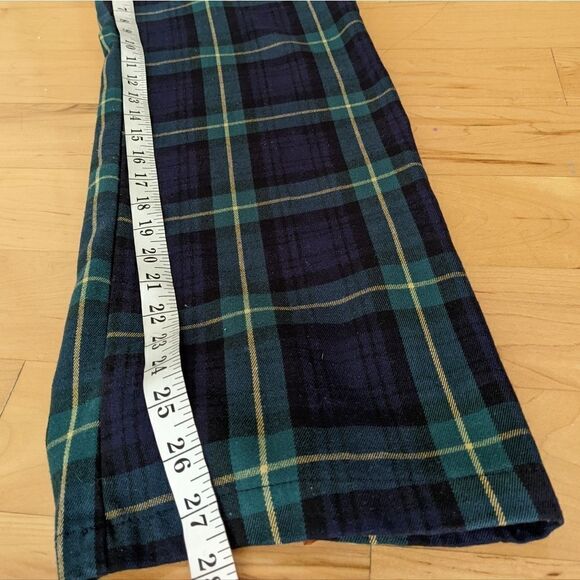 Brandy MELVILLE black watch plaid wide leg high rise XS @L - Picture 8 of 9